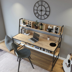 Escritorio de estudio Massası L199 roble Practica Hogar