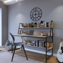 Escritorio de estudio Massası L199 roble Practica Hogar