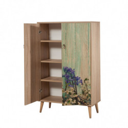 Mueble auxiliar MultiBox 727 sonoma roble Practica Hogar