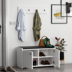 Zapatero Zen Blanco Practica Hogar