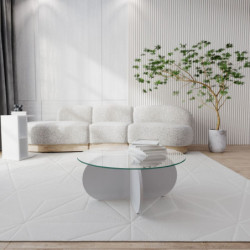 Mesa de centro Bubble blanco Practica Hogar