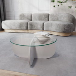 Mesa de centro Bubble blanco Practica Hogar
