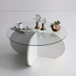 Mesa de centro Bubble blanco Practica Hogar