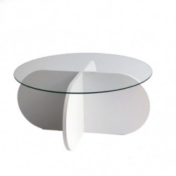 Mesa de centro Bubble blanco Practica Hogar