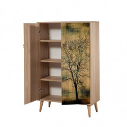 Mueble auxiliar MultiBox 729 sonoma roble Practica Hogar