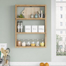 Estante de pared PR1-A pino atlántico Practica Hogar