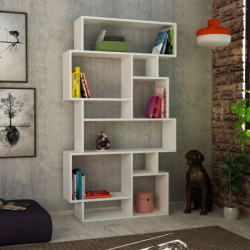 Librería Karmato blanco Practica Hogar