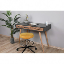 Escritorio de estudio Milano roble antracita Practica Hogar