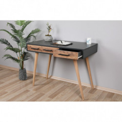 Escritorio de estudio Milano roble antracita Practica Hogar