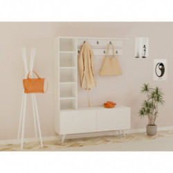 Recibidor Bahar blanco Practica Hogar