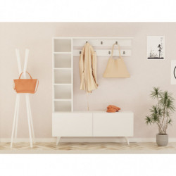 Recibidor Bahar blanco Practica Hogar