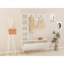 Recibidor Bahar blanco Practica Hogar