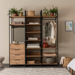 Armario Dynamic Takım-7 pino atlántico Practica Hogar