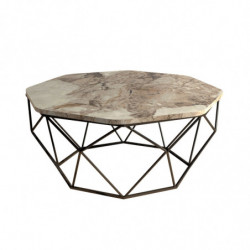 Mesa de centro Diamond blanco Practica Hogar