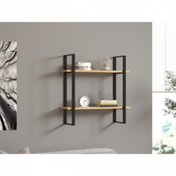 Estante de pared Buba zafiro roble negro Practica Hogar