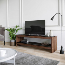 Mueble TV TV301 nogal Practica Hogar