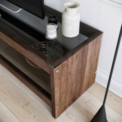 Mueble TV TV301 nogal Practica Hogar