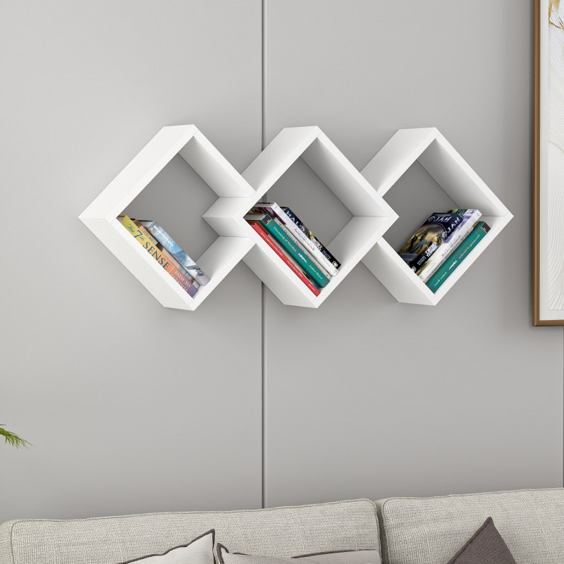 Estante de pared Galaxy Blanco Practica Hogar Estante de pared Galaxy Blanco Practica Hogar