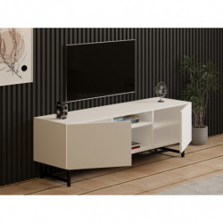 Mueble TV Tugi blanco Practica Hogar