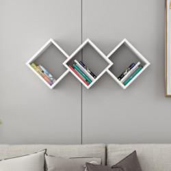 Estante de pared Galaxy Blanco Practica Hogar