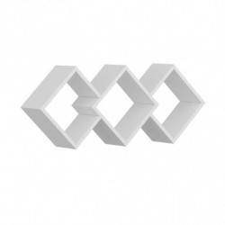 Estante de pared Galaxy Blanco Practica Hogar