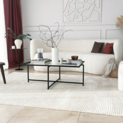 Mesa de centro Sun S408 negro Practica Hogar