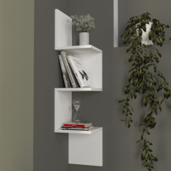 Estante de pared Corner blanco Practica Hogar