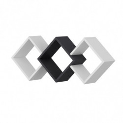 Estante de pared Galaxy Blanco Antracita Practica Hogar
