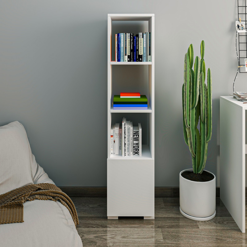 Librería Kuzey Blanco Practica Hogar Librería Kuzey Blanco Practica Hogar