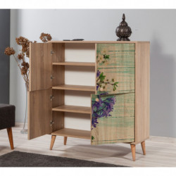 Mueble auxiliar Multilux-727 sonoma roble Practica Hogar