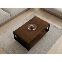 Mesa de centro Yuso nogal Practica Hogar