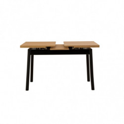 Mesa de comedor extensible Oliver Open negro Practica Hogar