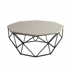 Mesa de centro Diamond crema Practica Hogar